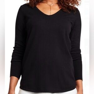 NIC+ZOE Black Long Sleeve Top